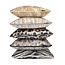 Velvet Silver Snake | 45 x 45 cm | Kussenhoes | Velvet/ Polyester