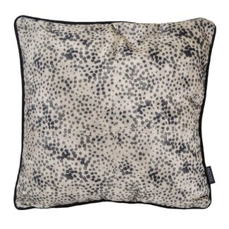 NOVÉE Velvet Silver Panter | 45 x 45 cm | Kussenhoes | Velvet/ Polyester