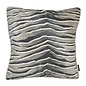 Velvet Silver Zebra Kussenhoes | 45x45 cm | Velvet/Polyester