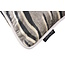 Velvet Silver Zebra Kussenhoes | 45x45 cm | Velvet/Polyester