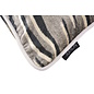 Velvet Silver Zebra Kussenhoes | 45x45 cm | Velvet/Polyester