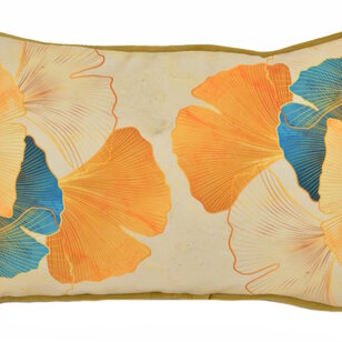Velvet Ginkgo #3 Kussenhoes | 30x50 cm | Velvet/Polyester