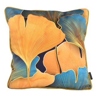 NOVÉE Sierkussen Velvet Ginkgo #2 | 45 x 45  cm | Velvet/Polyester