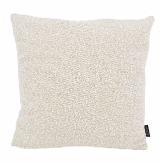 NOVÉE Sierkussen Velvet Boucle Crème/Beige |  45 x 45 cm | Velvet/Polyester