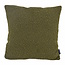 NOVÉE Sierkussen Velvet Boucle Groen/Zwart | 45 x 45 cm | Velvet/Polyester
