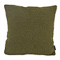 Sierkussen Velvet Boucle Groen/Zwart |  45 x 45 cm | Velvet/Polyester