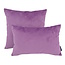 Velvet Helllila Kissenbezug | 30x50 cm | Polyester