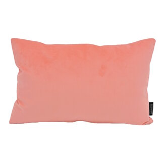 Gek op kussens! Velvet Zalmroze Long | 30 x 50 cm | Kussenhoes | Polyester