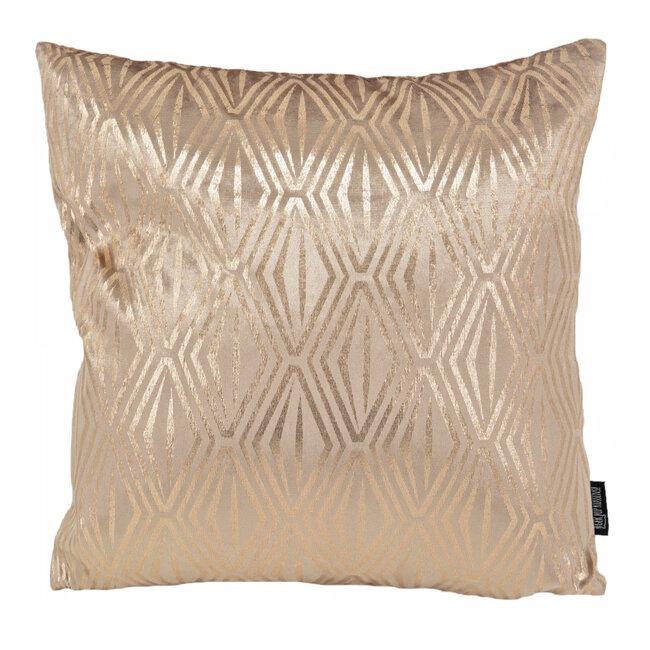 Velvet Glossy Zara Goud | 45 x 45 cm | Kussenhoes | Polyester