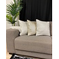 Hila Silver/White Kussenhoes | 45x45 cm | Polyester
