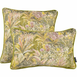 Velvet Jungle Green Kussenhoes | 30x50 cm | Velvet/Polyester