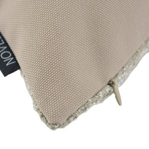 Malibu Sunset Taupe - Outdoor Kissenbezug | 30x50 cm | Bouclé/PP