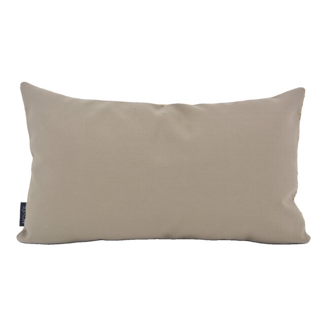 Malibu Sunset Khaki - Outdoor | 30 x 50 cm | Kussenhoes | Bouclé / PP