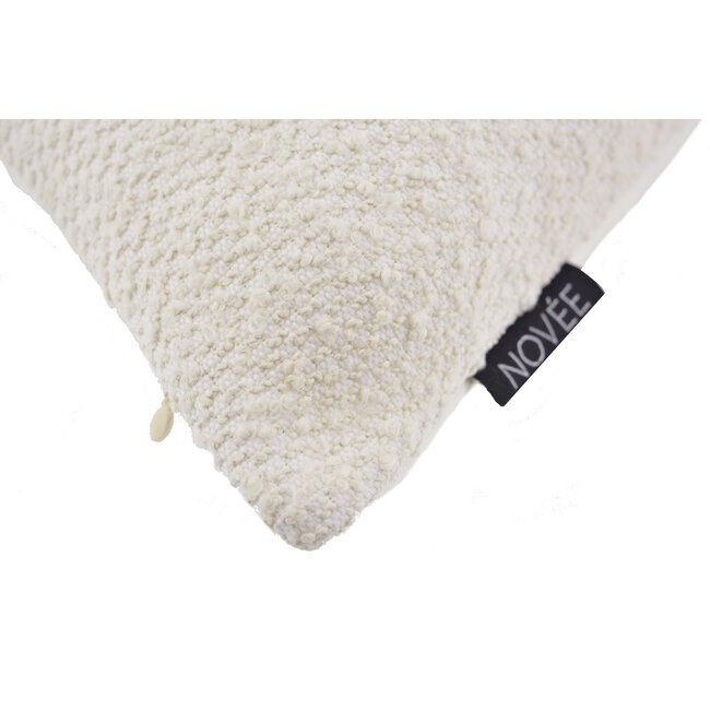 Malibu Sunset Ivory - Outdoor Kussenhoes | 30x50 cm | Bouclé/PP