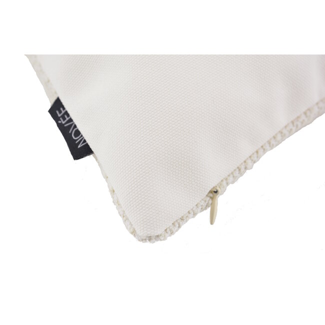 Malibu Sunset Ivory - Outdoor Kissenbezug | 30x50 cm | Bouclé/PP