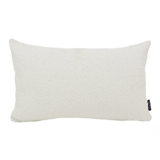 NOVÉE Malibu Sunset Ivory - Outdoor Kissenbezug | 30x50 cm | Bouclé/PP