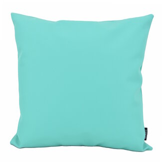 NOVÉE Jax Aqua - Outdoor | 45 x 45 cm | Kussenhoes | PU Leder