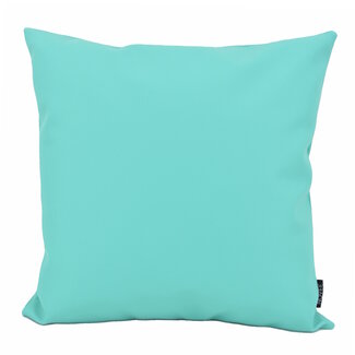 NOVÉE Jax Aqua - Outdoor Kissenbezug | 45x45 cm | PU - Leder