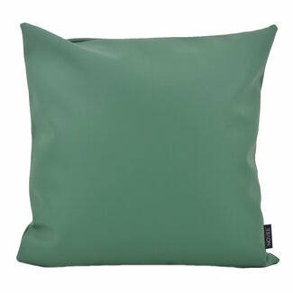 NOVÉE Jax Green - Outdoor Kussenhoes | 45x45 cm | PU Leder
