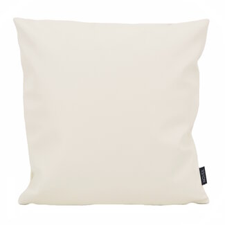 NOVÉE Jax Pearl - Outdoor Kussenhoes | 45x45 cm | PU Leder