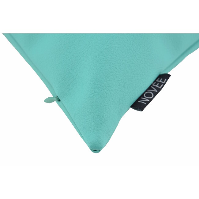 Sierkussen Jax Aqua - Outdoor | 45 x 45 cm | PU Leder
