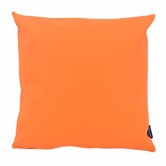 NOVÉE Sierkussen Jax Orange - Outdoor | 45 x 45 cm | PU Leder