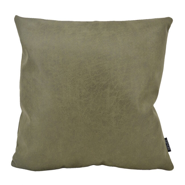 Dallas Leather Green | 45 x 45 cm | Kussenhoes | Leder/Polyester