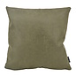 Dallas Leather Green Kissenbezug | 45x45 cm | Leder/Polyester