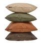 Dallas Leather Green Kussenhoes | 45x45 cm | Leder/Polyester