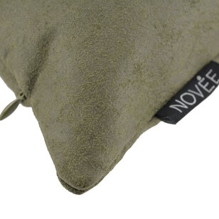 Sierkussen Dallas Leather Green | 45 x 45 cm | Leder/Polyester