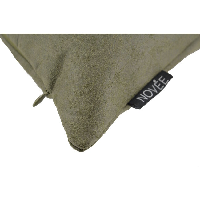 Sierkussen Dallas Leather Green | 45 x 45 cm | Leder/Polyester