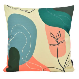 Gek op kussens! Sierkussen Abstract Leaf #2 - Outdoor | 45 x 45 cm | Polyester