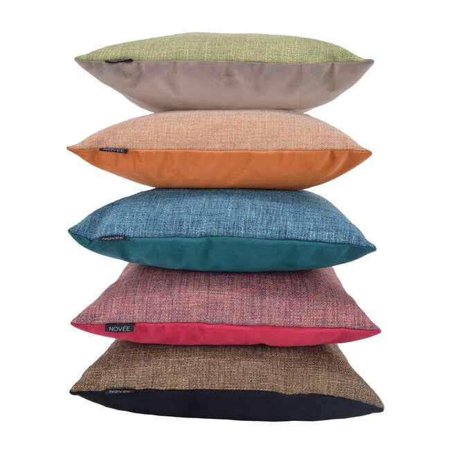 Picasso Paris Lima Khaki Kussenhoes | 45x45 cm | Velvet/Polyester