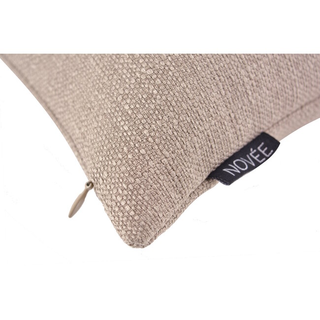 Sierkussen Madeira Taupe | 45 x 45 cm | Polyester