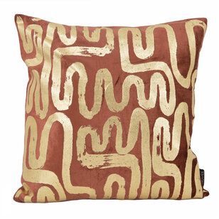 Sierkussen Naja Roest | 45 x 45 cm | Velvet/Viscose