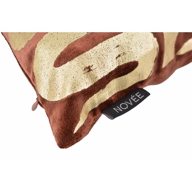 Sierkussen Naja Roest | 45 x 45 cm | Velvet/Viscose