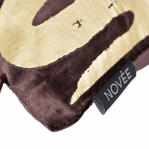 Naja Bruin Kussenhoes | 45x45 cm | Velvet/Viscose
