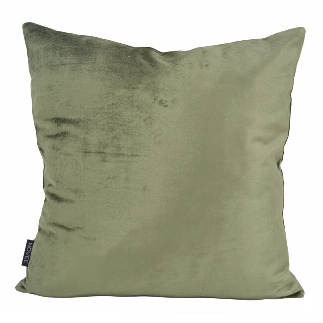 Naja Groen | 45 x 45 cm | Kussenhoes | Velvet/Viscose