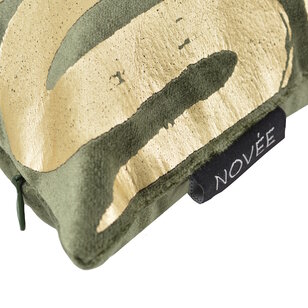 Naja Groen Kussenhoes | 45x45 cm | Velvet/Viscose