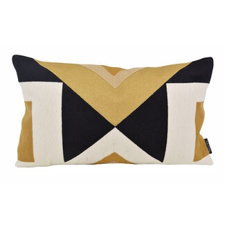 NOVÉE Rox Gold Kussenhoes | 30x50 cm | Katoen