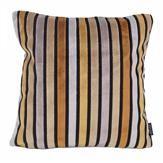 NOVÉE Mara Stripe Kussenhoes | 45x45 cm | Velvet/Viscose
