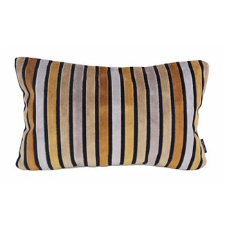 NOVÉE Mara Stripe Kissenbezug | 30x50 cm | Samt/Viskose