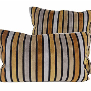 Mara Stripe Kussenhoes | 30x50 cm | Velvet/Viscose