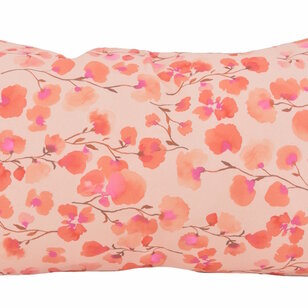 Mae Bloom Roze - Outdoor Kussenhoes | 30x50 cm | Katoen