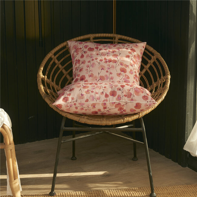 Sierkussen Mae Bloom Roze  - Outdoor | 30  x 50 cm | Katoen