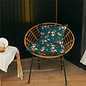 Mae Bloom Petrol - Outdoor Kussenhoes | 45x45 cm | Katoen