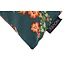 Mae Bloom Petrol - Outdoor Kussenhoes | 30x50 cm | Katoen