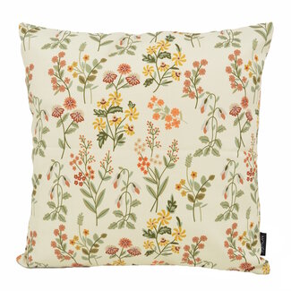 NOVÉE Mae Bloom Crème - Outdoor | 45 x 45 cm | Kussenhoes | Katoen