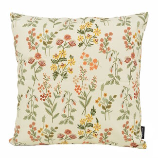 NOVÉE Mae Bloom Crème - Outdoor Kussenhoes | 45x45 cm | Katoen