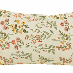Mae Bloom Crème - Outdoor Kissenbezug | 30x50 cm | Baumwolle